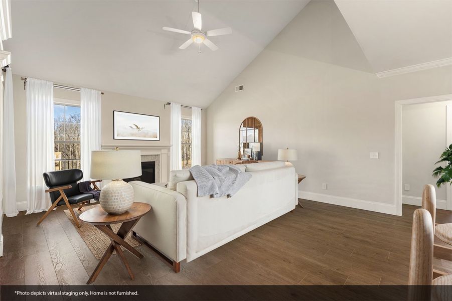 Furnished interior view inside a new home in Walnut Grove, Easley (Image 10).