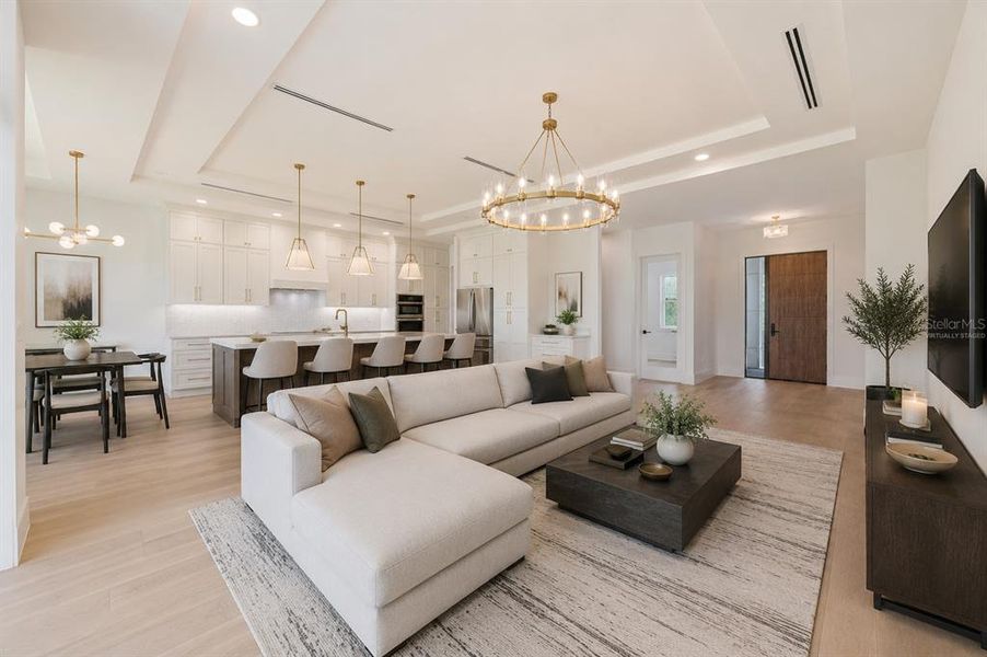 Furnished interior view inside a new home in , Tarpon Springs (Image 52). Furnished interior view inside a new home in , Tarpon Springs (Image 52).