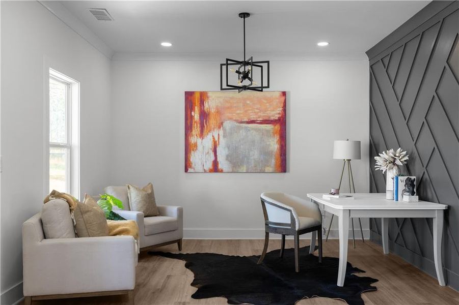 Furnished interior view inside a new home in , Social Circle (Image 35).