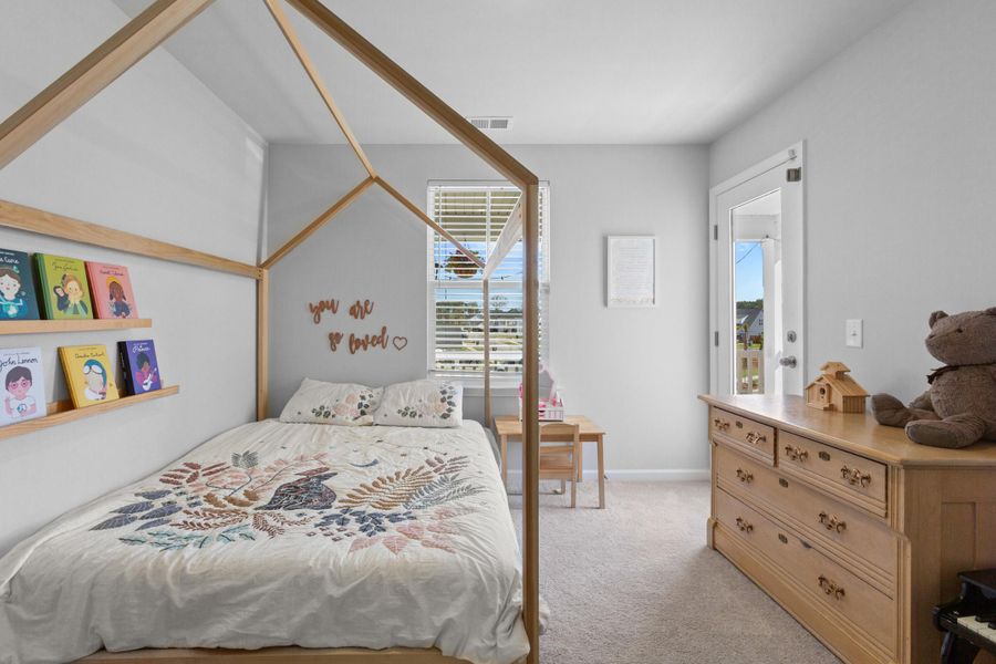 Furnished interior view inside a new home in Sweetgrass at Summers Corner, Summerville (Image 34).