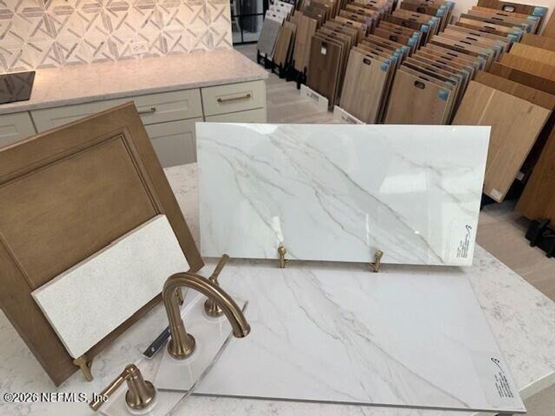 Sample of building materials used in homes in Reflections at Nocatee, Ponte Vedra (Image 35).