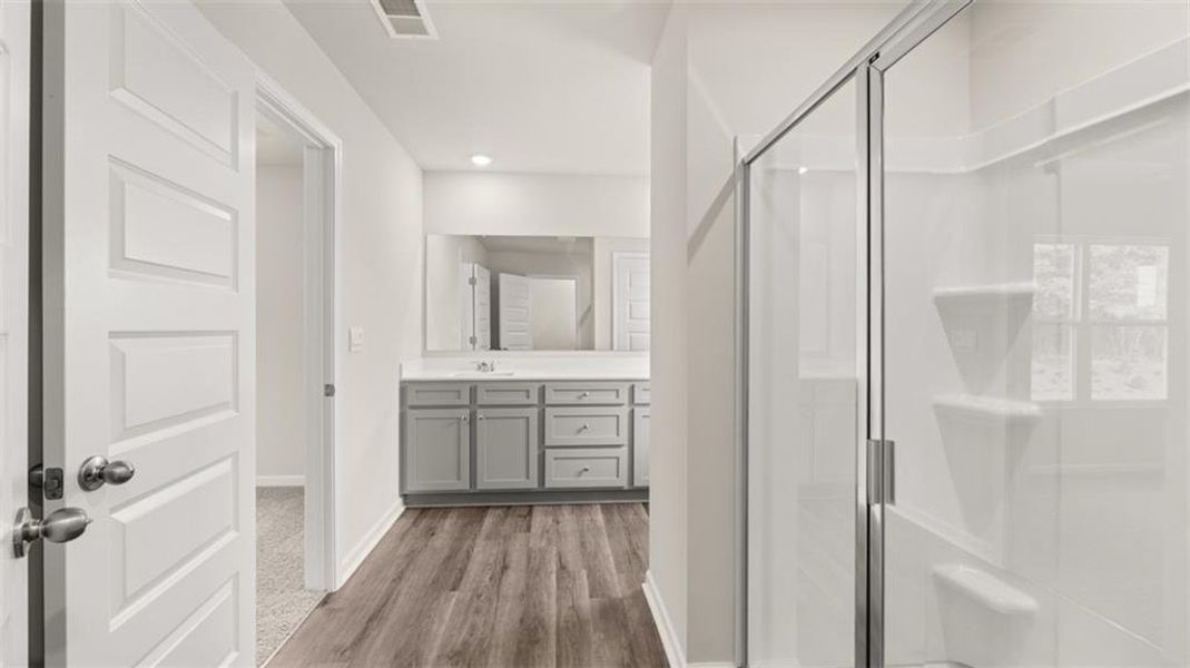 Furnished interior view inside a new home in Brookland Commons, Monroe (Image 9).
