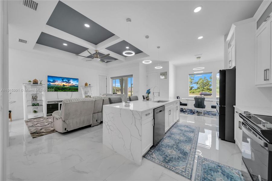 Furnished interior view inside a new home in , Lehigh Acres (Image 5).