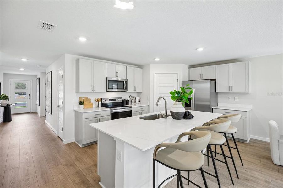Furnished interior view inside a new home in Boulevard Oaks, Lady Lake (Image 26).