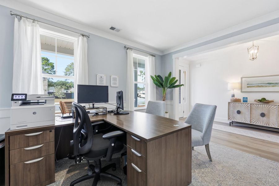 Furnished interior view inside a new home in , Summerville (Image 41).