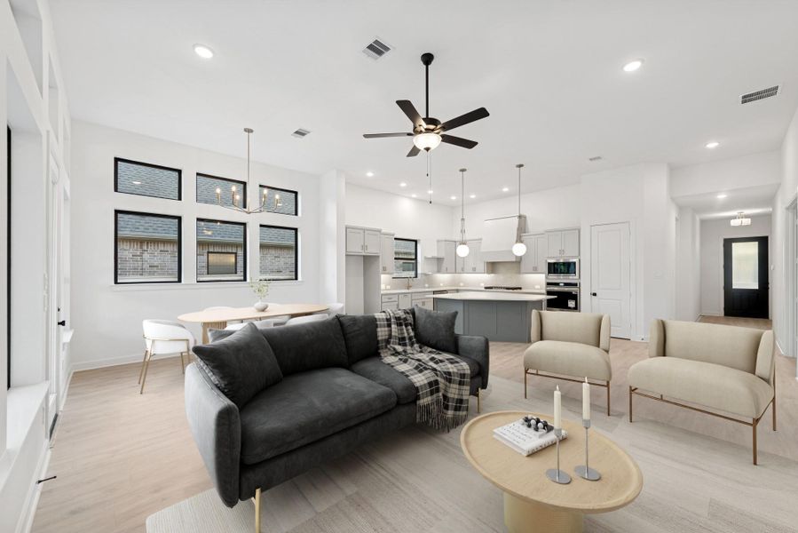 Virtually staged to give you the visual you need to see furniture placement and how the home can live.