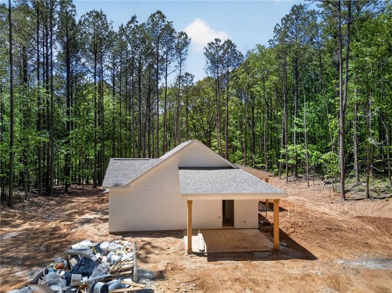 In-progress construction of a new home in , Lindale, GA (Image 29).