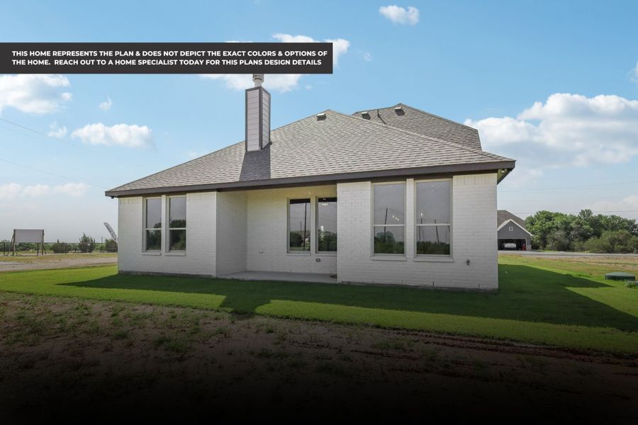 Representative exterior photo of a completed home built from the The Sabinal by Trinity Classic Homes in Covenant Springs, Springtown, TX (Image 36).