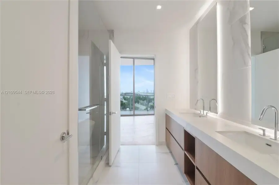Furnished interior view inside a new home in , Miami (Image 15).