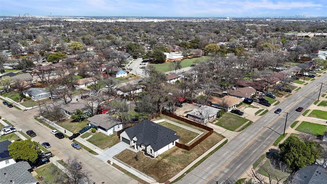 Front exterior of a new home in , Arlington, TX, highlighting curb appeal (Image 28). Front exterior of a new home in , Arlington, TX, highlighting curb appeal (Image 28).