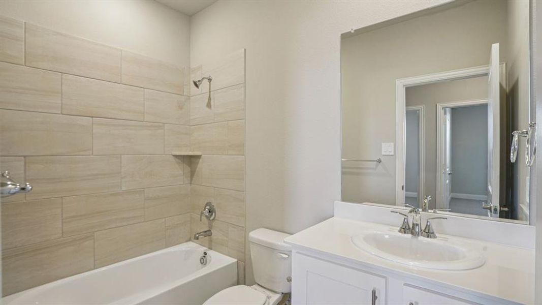 Photo is not of the actual home, but is an inspirational photo of builder’s model home and may depict options, furnishings, and/or decorator features that are not included.