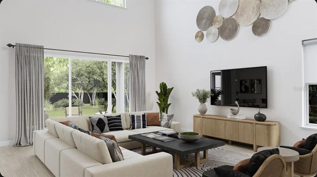 Furnished interior view inside a new home in Skye Ranch Community Group Page, Sarasota (Image 7). Furnished interior view inside a new home in Skye Ranch Community Group Page, Sarasota (Image 7).