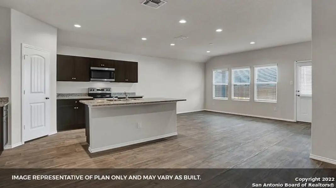 Furnished interior view inside a new home in Brookstone Creek, San Antonio (Image 4). Furnished interior view inside a new home in Brookstone Creek, San Antonio (Image 4).