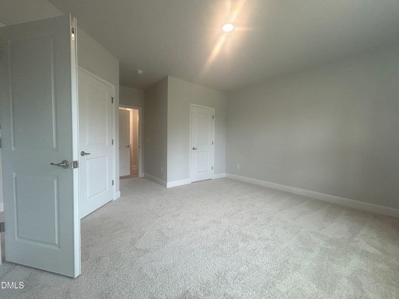 guest bedroom in basement