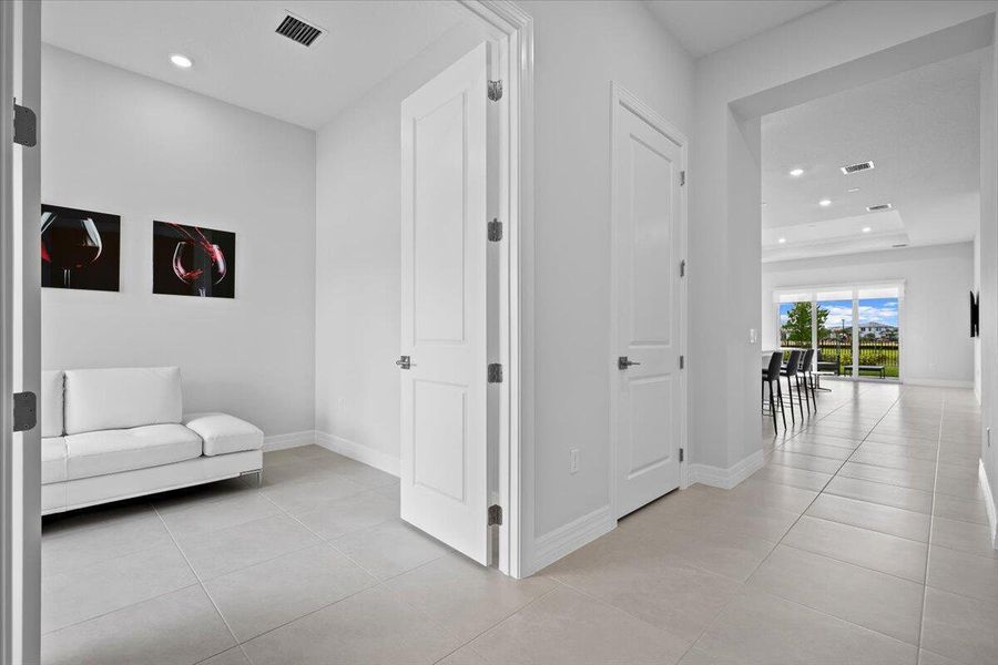 Furnished interior view inside a new home in Avondale at Avenir, Palm Beach Gardens (Image 23).