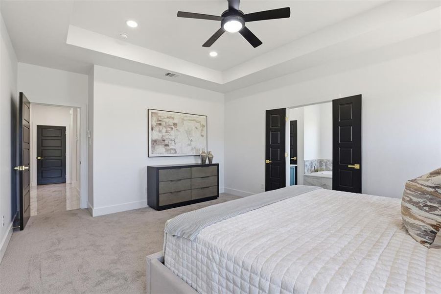 Furnished interior view inside a new home in , Godley (Image 5).