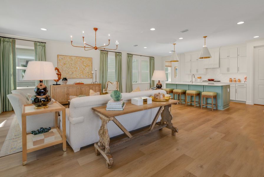 Representative furnished interior of a home built from the Liberty by Riverside Homes in Mariposa at EverRange, Jacksonville (Image 33).