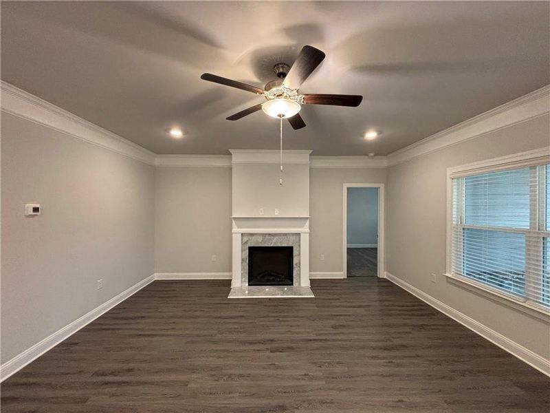 Spacious, unfurnished interior of a new home in Tuscany Hills, Douglasville (Image 27). Spacious, unfurnished interior of a new home in Tuscany Hills, Douglasville (Image 27).