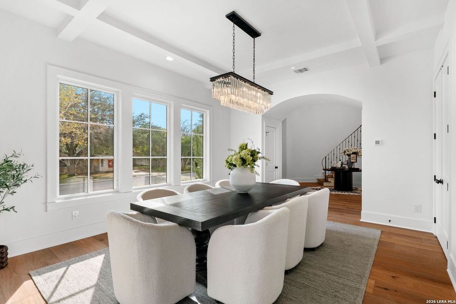 Furnished interior view inside a new home in , Terrell Hills (Image 9).