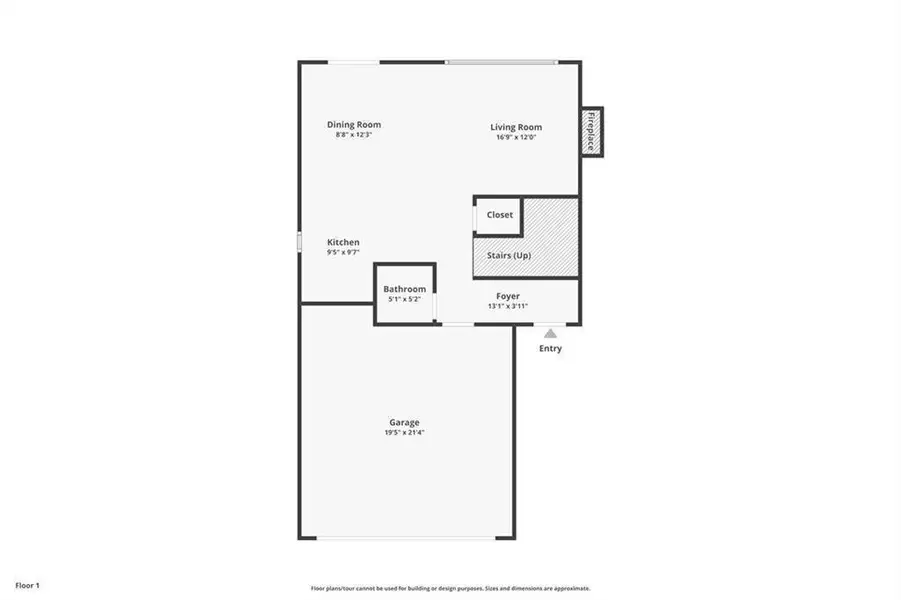 2D floor plan layout of this home in , Franklin Springs, GA (Image 6).