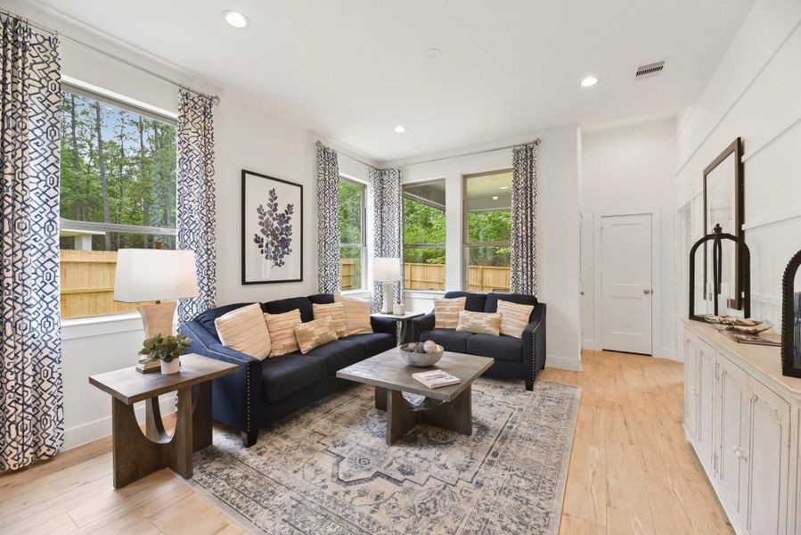Furnished interior view inside a new home in Jordan Ranch, Fulshear (Image 10).