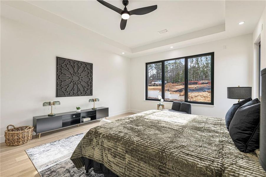 Furnished interior view inside a new home in , Suwanee (Image 60).