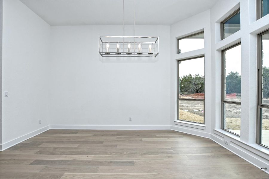Representative unfurnished interior of a home built from the Madera II by Giddens Homes in Scofield Farms Estates, Georgetown (Image 440).