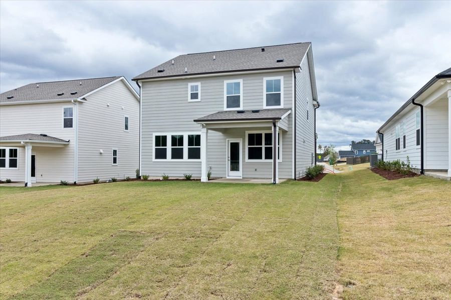 Exterior details and patio area of a home in Tillery Park, Grovetown (Image 16).
