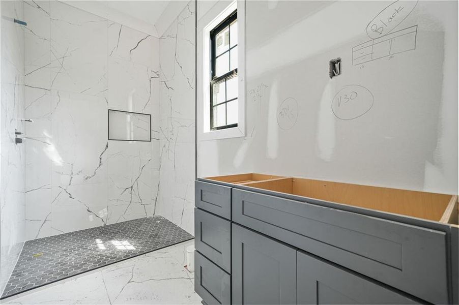 Furnished interior view inside a new home in , Suwanee (Image 12).