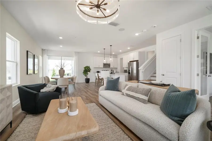 Furnished interior view inside a new home in North River Ranch - Crescent Creek, Parrish (Image 7).