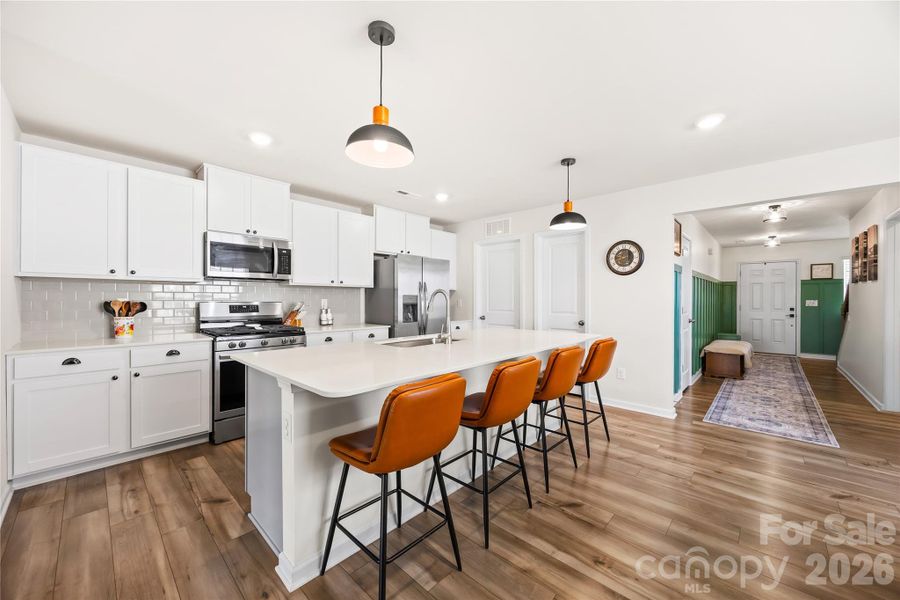 Furnished interior view inside a new home in Sullivan Farm, Statesville (Image 13).