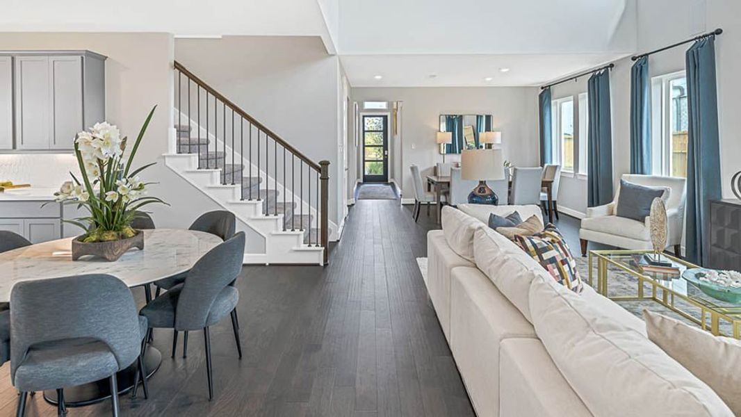 Furnished interior view inside a new home in Avalon at Cypress, Cypress (Image 17).