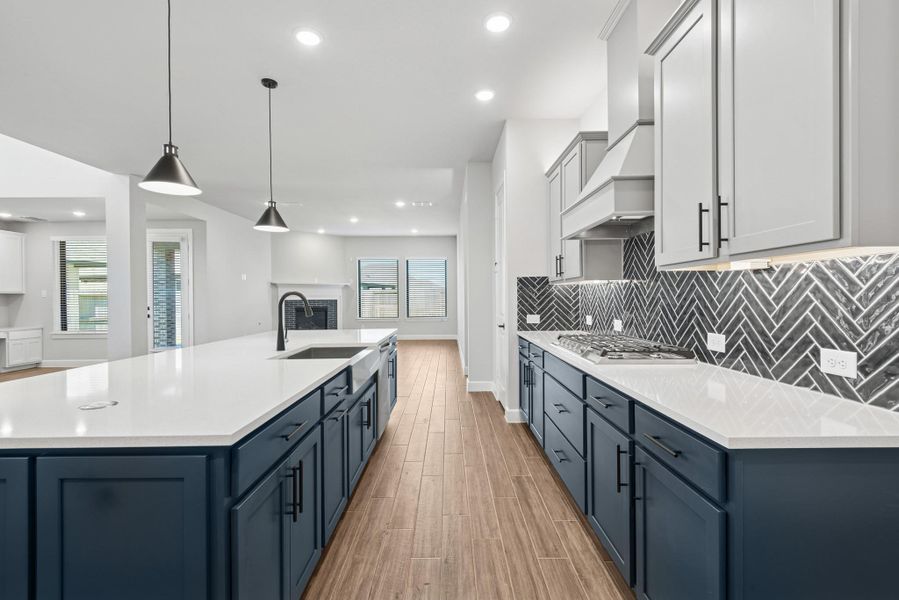 Furnished interior view inside a new home in Riceland 60’ Homesites, Mont Belvieu (Image 7). Furnished interior view inside a new home in Riceland 60’ Homesites, Mont Belvieu (Image 7).