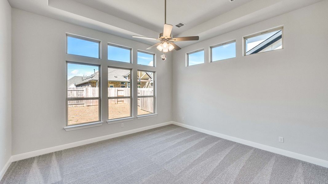 Furnished interior view inside a new home in Hawkes Landing, Leander (Image 13).