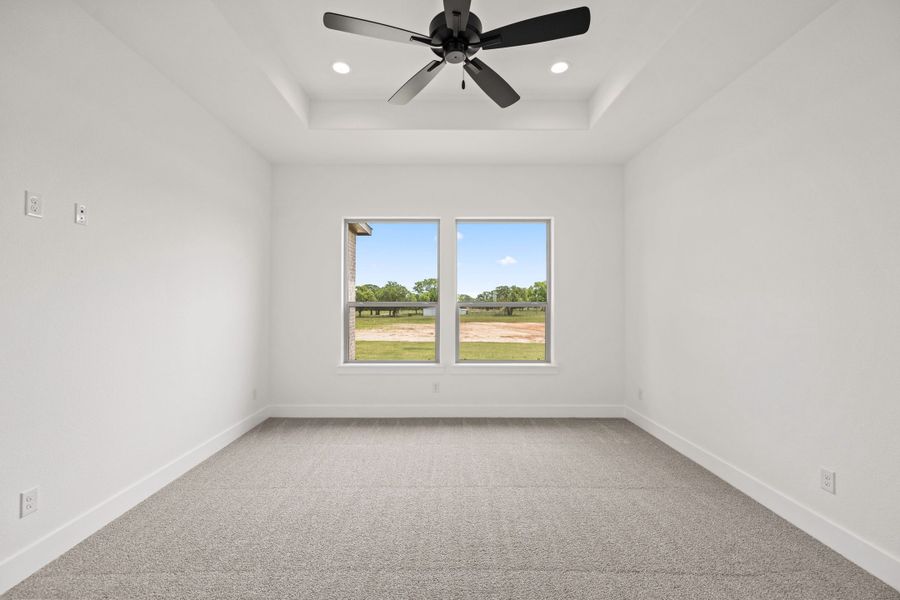 Spacious, unfurnished interior of a new home in Prairie Winds Estates, Poolville (Image 17). Spacious, unfurnished interior of a new home in Prairie Winds Estates, Poolville (Image 17).