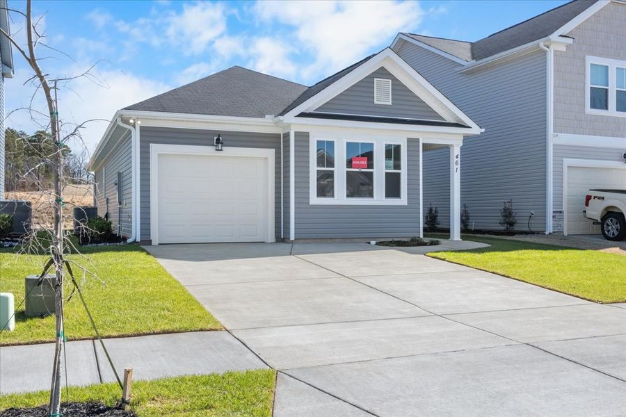 Front exterior of a new home in Windsor, North Augusta, SC, highlighting curb appeal (Image 18).