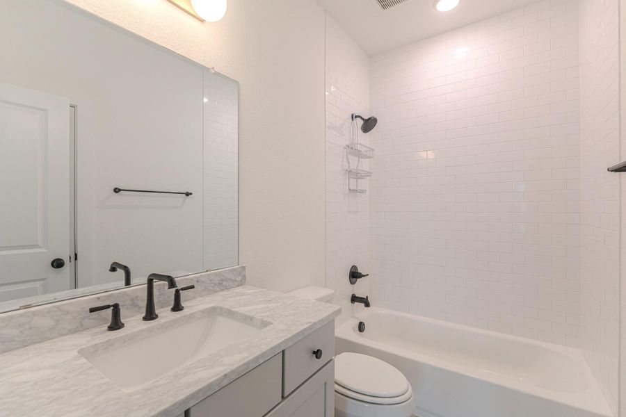 Furnished interior view inside a new home in , Porter (Image 12).