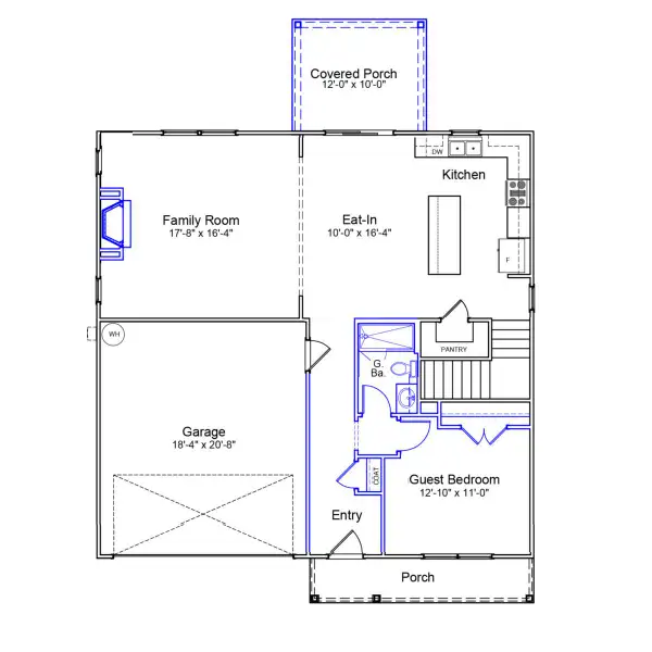 2D floor plan layout of this home in Winston Ridge, Youngsville, NC (Image 2). 2D floor plan layout of this home in Winston Ridge, Youngsville, NC (Image 2).