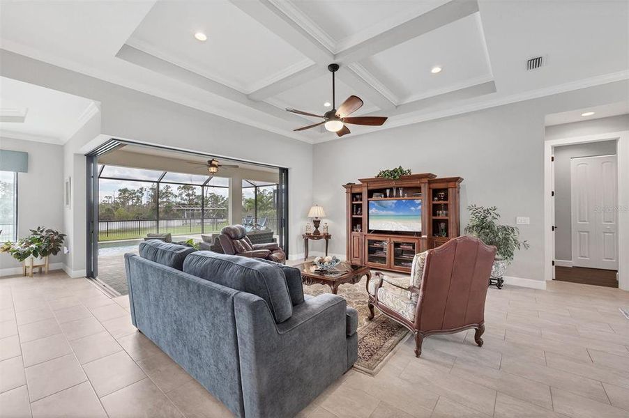 Furnished interior view inside a new home in , Port Charlotte (Image 34).