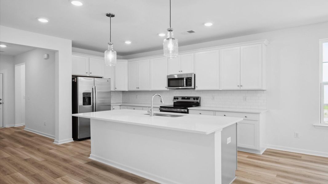 Furnished interior view inside a new home in , Summerville (Image 8).