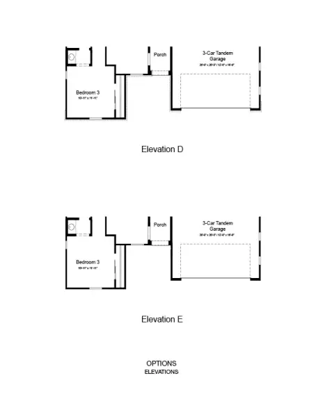 2D floor plan layout of this home in Estrella, Goodyear, AZ (Image 3).