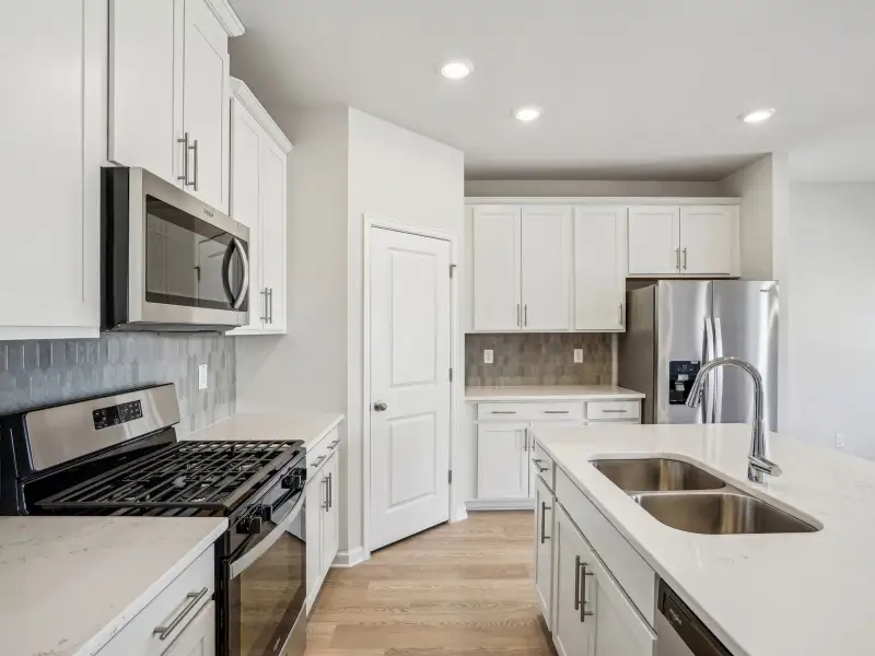 Furnished interior view inside a new home in Parkside at Grayson, Grayson (Image 4).