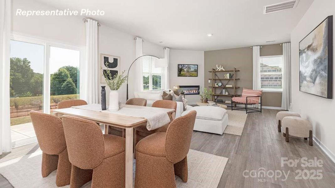 Furnished interior view inside a new home in Cramer Estates, Gastonia (Image 6).