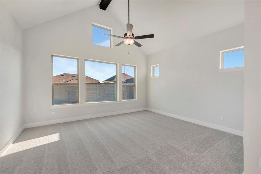 Spacious, unfurnished interior of a new home in Treeline, Justin (Image 32).