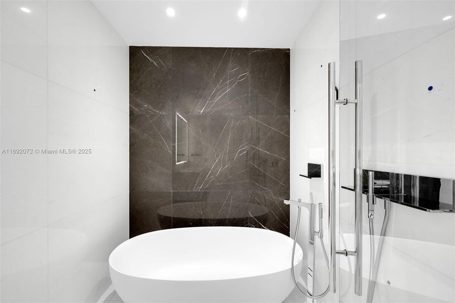 Furnished interior view inside a new home in Aston Martin Residences, Miami (Image 15).