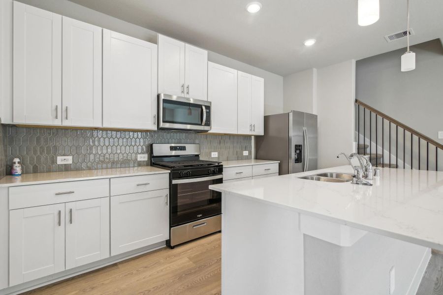 Photo is not of the actual home, but is an inspirational photo of builder’s model home and may depict options, furnishings, and/or decorator features that are not included