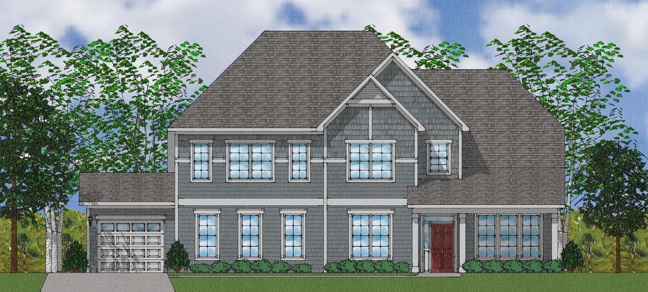 Representative exterior photo of a completed home built from the Livingston - Elite Collection by Mungo Homes in Walnut Grove, Easley, SC (Image 23).