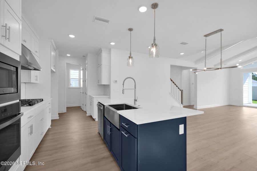 Furnished interior view inside a new home in Seabrook Village at Seabrook, Nocatee (Image 12).