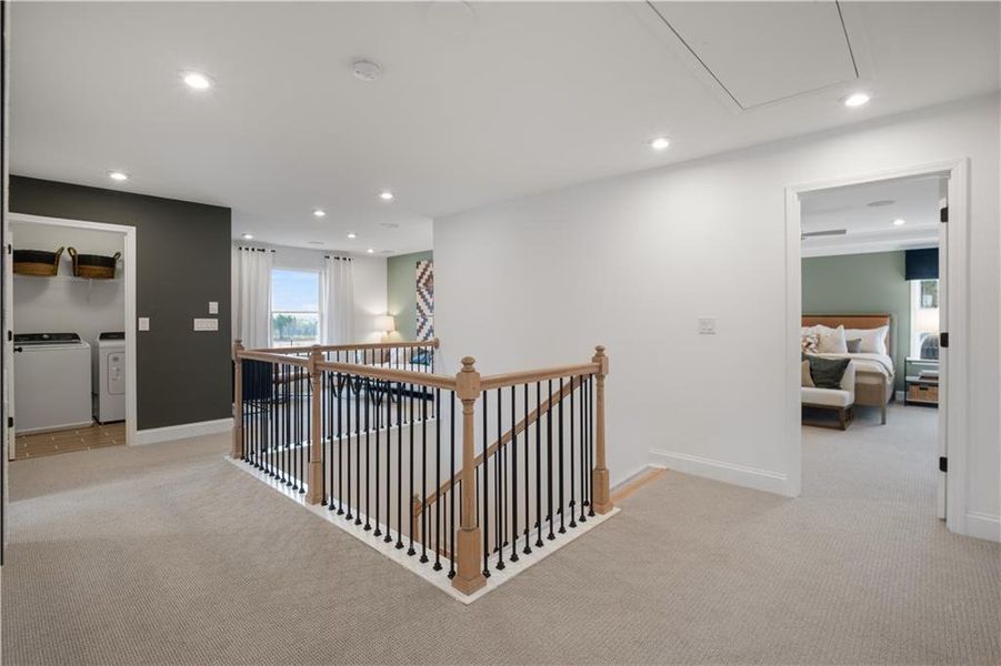 Furnished interior view inside a new home in Briar Creek, Atlanta (Image 6).