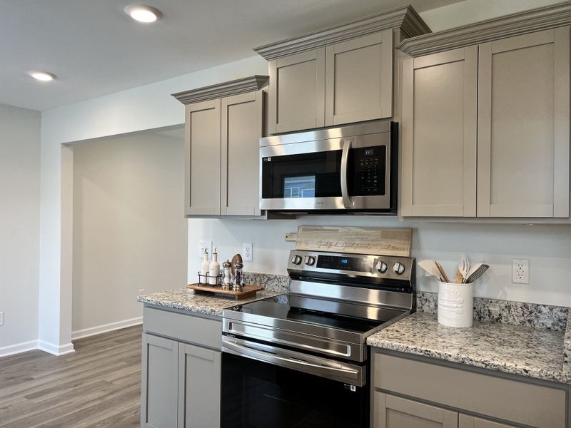 Furnished interior view inside a new home in Wheatfield, Shelbyville (Image 4).